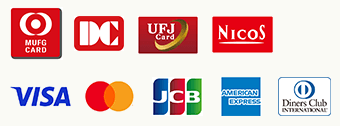 MUFG,DC,UFJ,Nicos,VISA,MasterCard,JCB,American Express,Diners